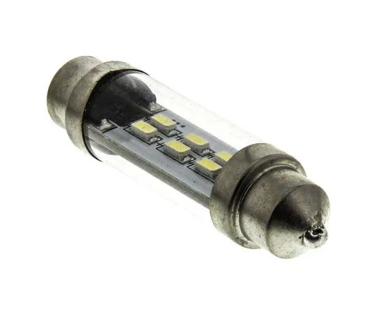 63-7720-64 LED Car Bulb 10.2 (dia) x 43 (h) mm 43 mm Cool White 12 V ac/dc 42 mA 10.2mm 45 lm LE-0909-14CW