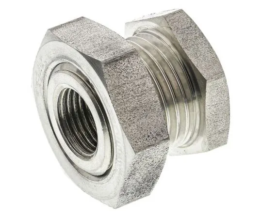 63-7558-66 Legris Stainless Steel Hexagon Straight Bulkhead Adapter 1/8in G(P) Female 1817 00 10