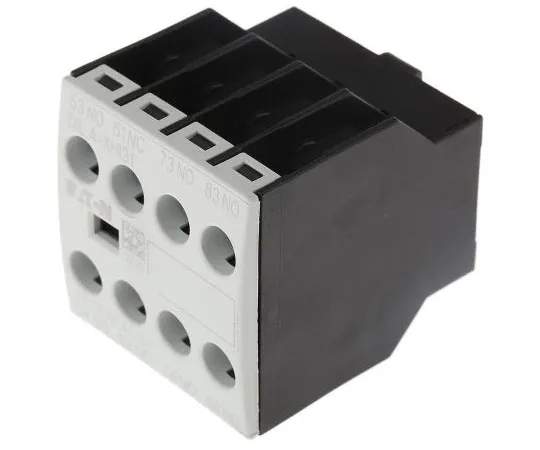 63-7585-41 Eaton DILA, 3NO/NC (4), Auxiliary Contact, Front Mount, 4 A ac, 10 A dc 276427 & DILA-XHI31