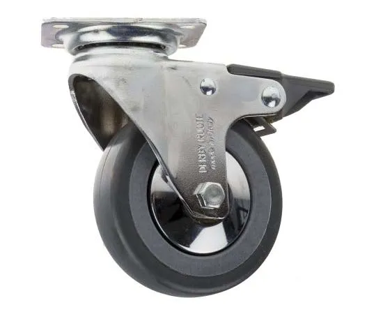 63-7742-61　RS PRO Braked Swivel Swivel Castor, 50kg Load Capacity, 80mm Wheel Diameter　712-4869