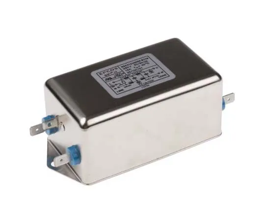 63-7714-20 EPCOS B84113H Series 16A 250 V ac/dc 50 → 60Hz Chassis Mount RFI Filter, with Tab Terminals, Single Phase B84113H0000B116