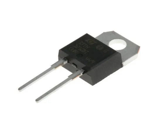 63-7693-71 STMicroelectronics 1000V 12A, Silicon Junction Diode, 2-Pin TO-220F STTH1210DI STTH1210DI