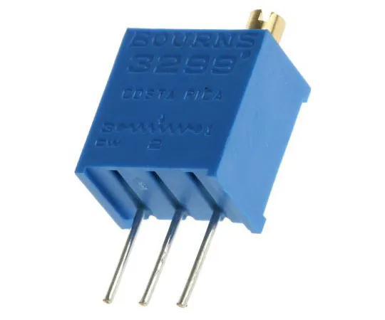 63-7608-42 5kΩ Through Hole Trimmer Potentiometer 0.5W Top Adjust Bourns 3299 Series 3299W-1-502LF