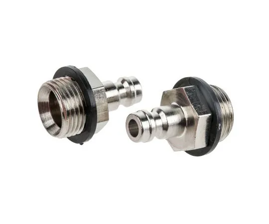63-7662-51 RS PRO Pneumatic Quick Connect Coupling Brass 3/8 in Threaded 667-1819