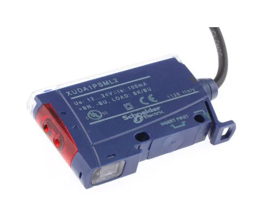 63-7603-47 Telemecanique Sensors Plastic Fibre Optic Sensor, PNP Output, 12 → 24 V dc XUDA1PSML2