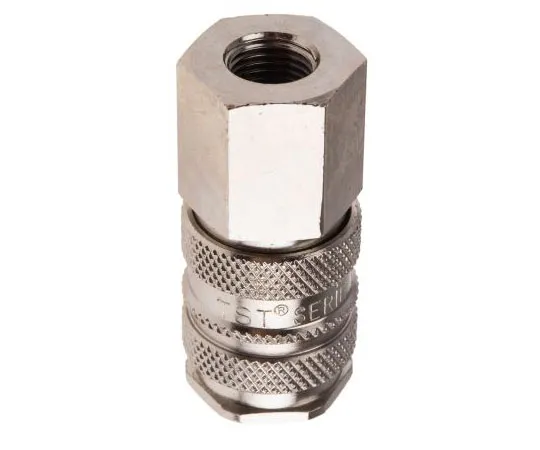 63-7663-06 RS PRO Pneumatic Quick Connect Coupling Brass 1/4 in Threaded 667-2014