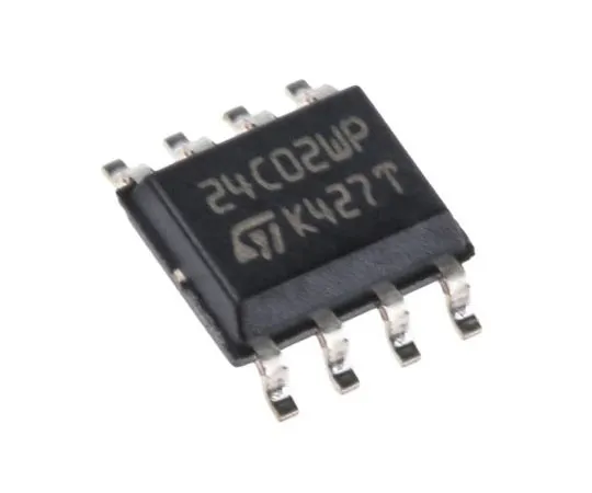 63-7691-74　STMicroelectronics M24C02-WMN6TP, 2kbit Serial EEPROM Memory, 900ns 8-Pin SOIC I2C　M24C02-WMN6TP