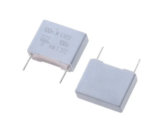 63-7581-35 Vishay 100nF Polyester Capacitor PET 63 V ac, 100 V dc ±10% MKT 372, MKT372 Series Through Hole BFC237221104