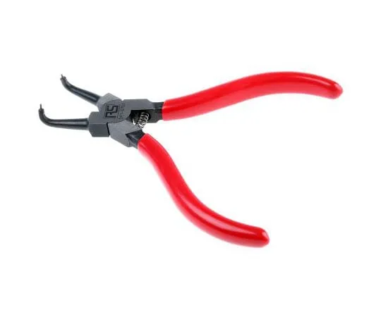 63-7623-31 RS 125 mm Chrome Molybdenum Steel Circlip Pliers With Bent Tip, Range 3 → 10 mm 541-6781