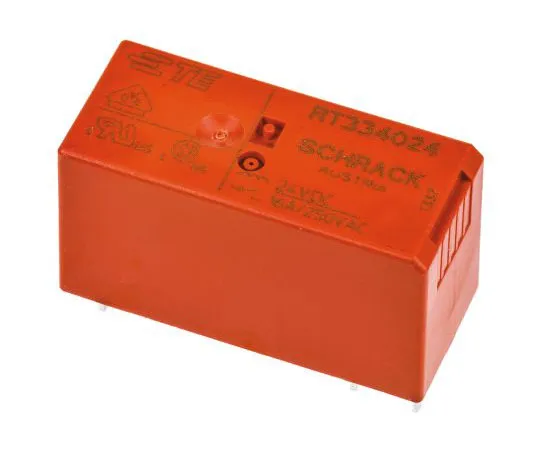 63-7679-39 TE ConnectivityRT1 SPNO Non-Latching Relay PCB Mount, 24V dc Coil, 16A RT334024
