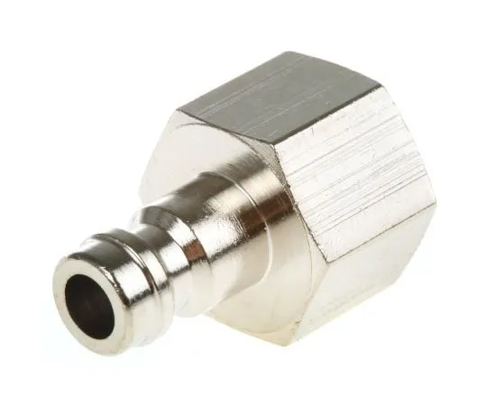 63-7662-61 RS PRO Pneumatic Quick Connect Coupling Brass 1/4 in Threaded 667-1850