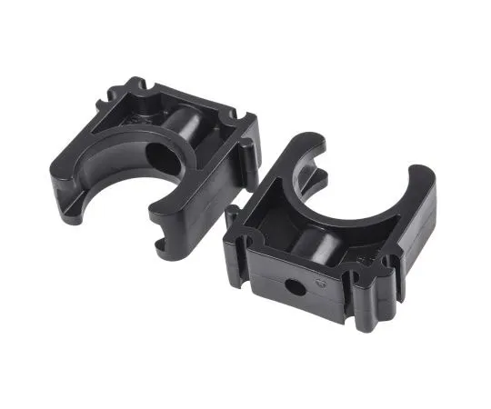 63-7647-54 Georg Fischer PP Black Saddle Clamp 16mm x , 6mm 167061087