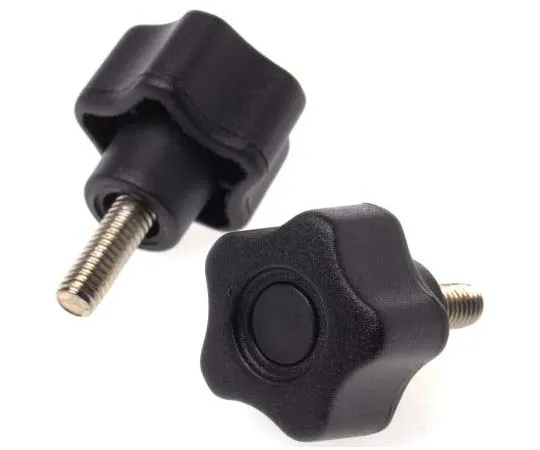 63-7715-04 RS PRO Black Thermoplastic Knob, M6 x 15 702-7627