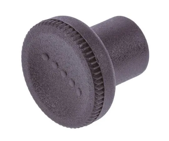63-7550-89 RS PRO Black Polymer Knob, M6 x 12 448-8858