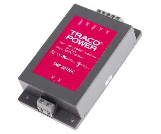 63-7654-78 TRACOPOWER 30W 1 Output Embedded Switch Mode Power Supply SMPS, 6A, 5V dc Encapsulated TMP 30105C