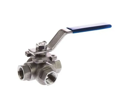 63-7591-41 RS PRO High Pressure Ball Valve Stainless Steel 1/2 in BSPP 3 Way 499-1944