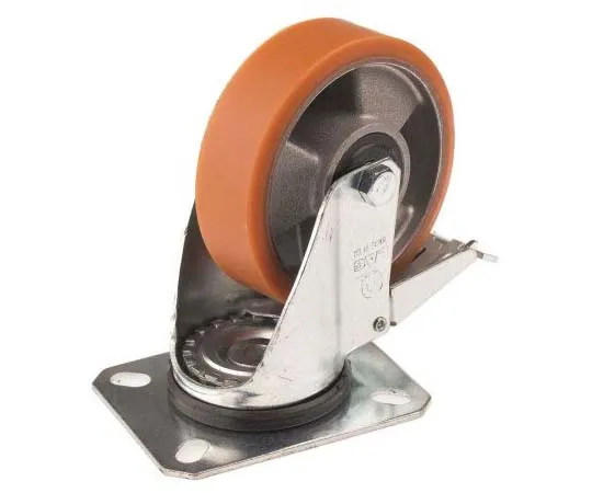 63-7704-97 LAG Swivel Swivel Castor, 120kg Load Capacity, 100mm Wheel Diameter 26055  FR