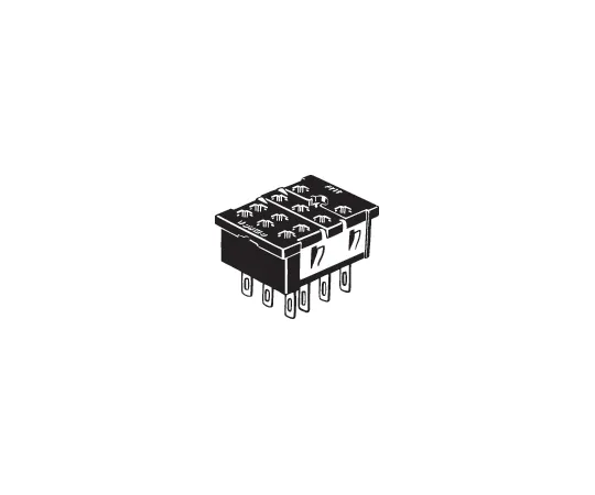 65-2777-14 Common Socket Rectangular Socket PY (Back Connection) 10 Pieces PY11FORMY