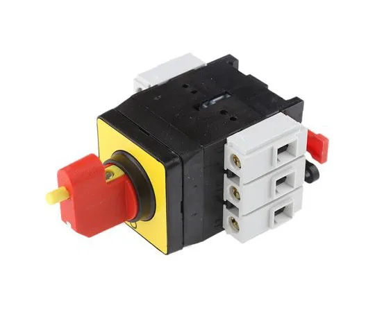 63-7632-52 3 Pole Panel Mount Non F***d Isolator Switch, 25 A, 11 W, IP20, IP65 VVE0