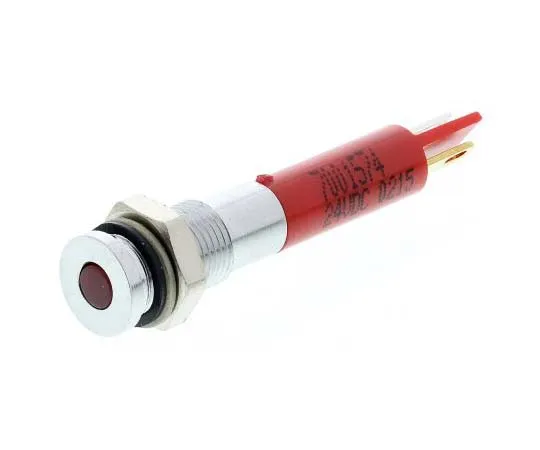 63-7708-39 RS PRO Red Indicator, 24 V dc, 6mm Mounting Hole Size, Solder Tab Termination, IP67 700-1574