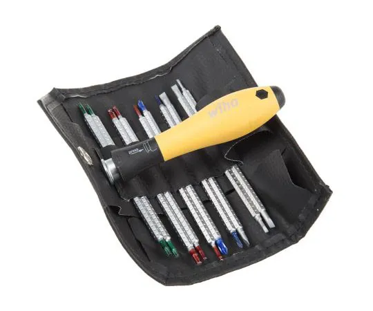 63-7653-83 Wiha Tools Interchangeable Slotted; Phillips; Torx; Hexagon Screwdriver Set 11 Piece 2691T11ESD