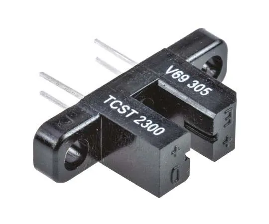 63-7731-12 TCST2300 Vishay, Through Hole Slotted Optical Switch, Phototransistor Output TCST2300