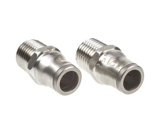 63-7617-12 Legris Pneumatic Straight Threaded-to-Tube Adapter, NPT 1/4 Male, Push In 8 mm 3805 08 14