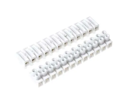 63-7716-38 RS Pro Non-F***d Terminal Block, 12 Way/Pole, Screw Down Terminals, 14 AWG, PP, 400 V 703-3814