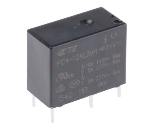 63-7677-85 TE ConnectivityPCH SPNO Non-Latching Relay PCB Mount, 24V dc Coil, 5A PCH-124L2MH,000