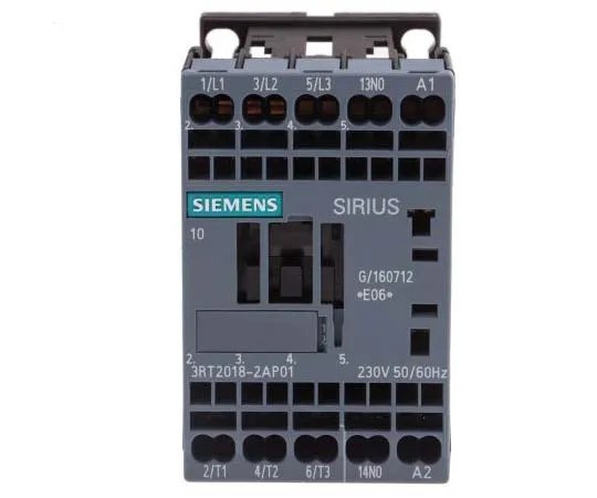 63-7721-57 Siemens 3 Pole Contactor, 16 A, 230 V ac Coil, SIRIUS Innovation, 3NO, 7.5 kW 3RT2018-2AP01