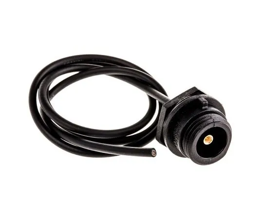 63-7587-47 Bulgin Panel Mount Standard SMB Connector, Pre-Wired Termination, Coaxial cable type PX0414/0M50