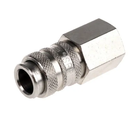 63-7662-57 RS PRO Pneumatic Quick Connect Coupling Brass 1/4 in Threaded 667-1838