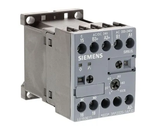 63-7566-36 Siemens Additive ON Delay with Auxiliary Voltage, Flash Start with Interval, OFF Delay with Auxiliary Voltage, ON 3RP2005-1AP30