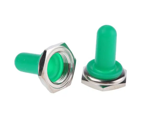 63-7592-63 Green Silicone Toggle Switch Boot U1565-3