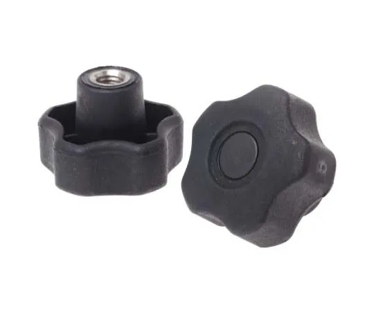 63-7715-12 RS PRO Black Thermoplastic Knob, M8 x 12 702-7655