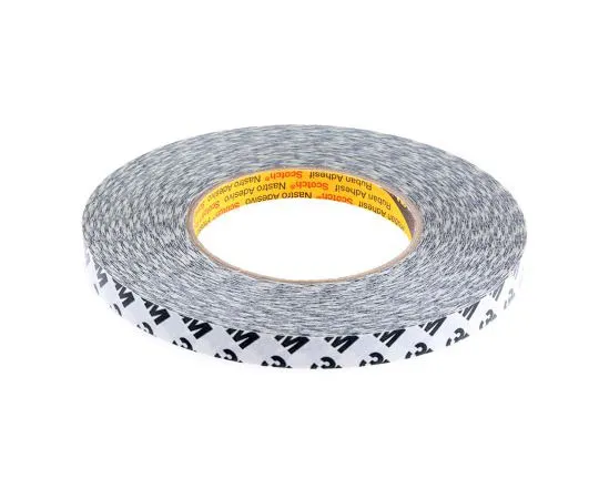 63-7593-54 3M 9086 Translucent Double Sided Paper Tape, 12mm x 50m, 0.19mm Thick 9086 12MMX50M