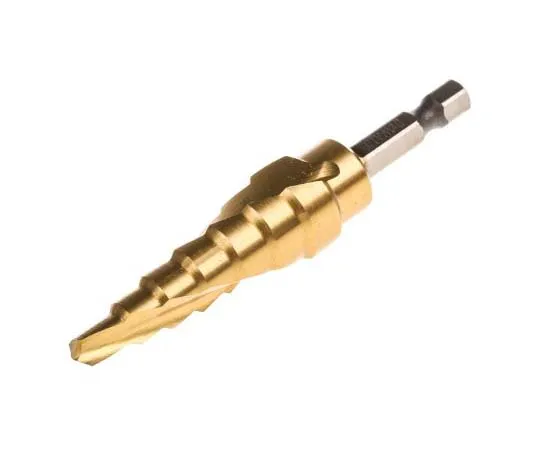 63-7726-64 Dewalt HSS 8 → 18mm Step Drill Bit, 6 Steps, 18mm Max Drilling Thickness DT5027-QZ