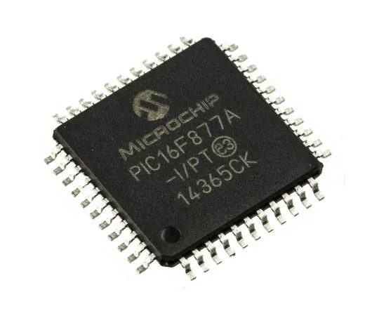 63-7563-53 Microchip PIC16F877A-I/PT, 8bit PIC Microcontroller, 20MHz, 14.3 kB, 256 B Flash, 44-Pin TQFP PIC16F877A-I/PT