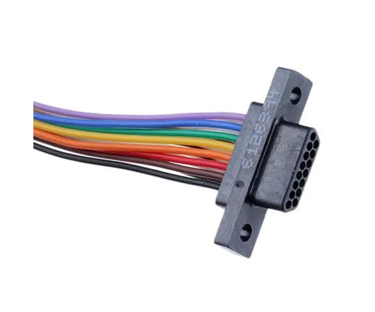 63-7635-46 457.2mm AV Cable 15 Way Male Micro D-Sub to Free End Free End MWDL15P-6E5-18B