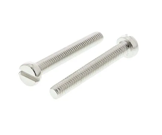 63-7575-07 RS, M4 Cheese Head, 30mm Brass Slot Nickel Plated0.7 482-9899
