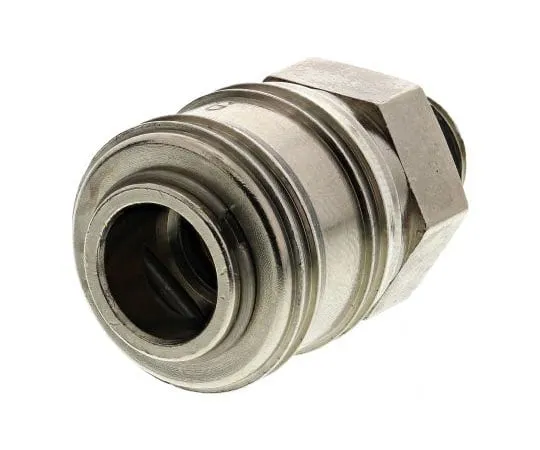 63-7663-01 RS PRO Pneumatic Quick Connect Coupling Brass 1/4 in Threaded 667-1995