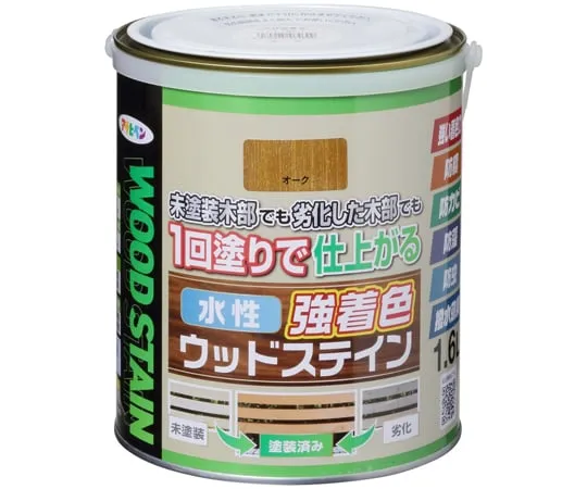 67-7121-51 Water-based Strong Colored Wood Stain 1.6 L Oak