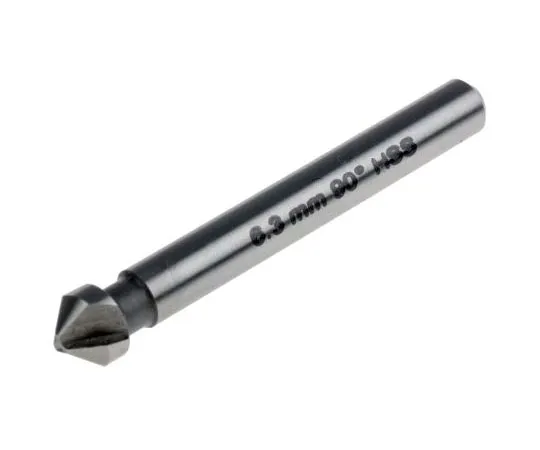 63-7674-57 RS PRO HSS 45 mm 90° Countersink Drill Bit, 6.3mm Head Diameter, 3 Flutes 673-8691