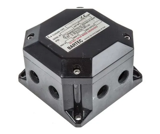 63-7616-31 Bartec GB Junction Box, IP66, 122mm x 122mm x 82mm OTB122