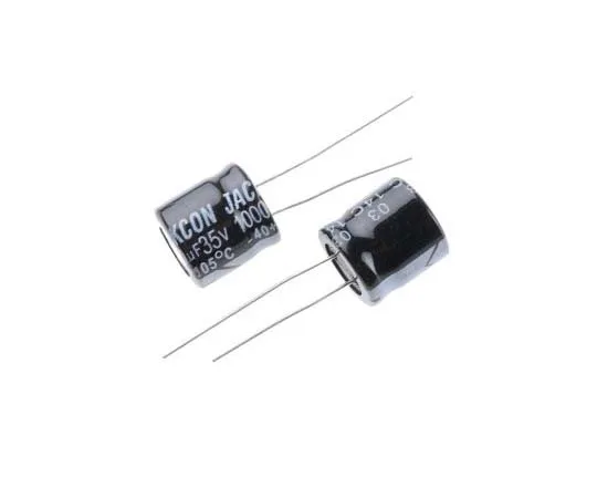 63-7737-21 RS PRO 1000μF 35V dc Aluminium Electrolytic Capacitor, Through Hole 13 (Dia.) x 14mm +105°C 13mm 5mm 14mm 170-1229