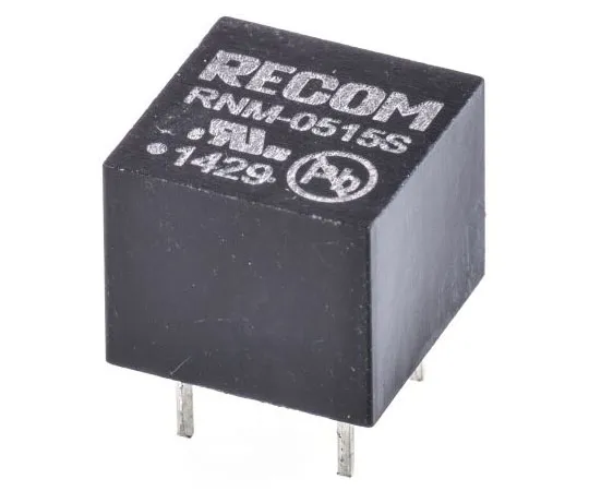 63-7662-01 Recom RNM 1W Isolated DC-DC Converter Through Hole, Voltage in 4.5 → 5.5 V dc, Voltage out 15V dc RNM-0515S