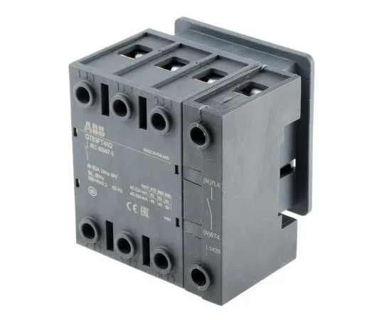 63-7692-18　4 Pole Panel Mount Non F***d Isolator Switch, 63 A, 22 kW, IP20　OT63FT4N2  1SCA105393R1001