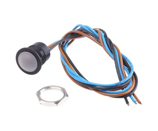 63-7698-98 APEM Single Pole Double Throw (SPDT) Momentary Push Button Switch, IP67, 16.2 (Dia.)mm, Panel Mount, 24V dc IAR5F1400