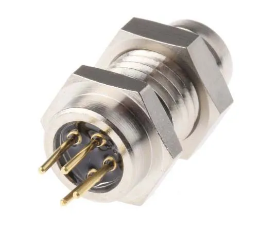 63-7722-34 Binder 718 Series M8 Panel Mount Connector, 4 contacts Socket 09-3391-81-04