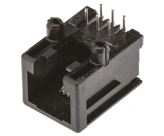 63-7637-42 TE Connectivity Cat3 6P/6C Right Angle Through Hole UTP RJ25 Modular Jack Connector 1-1705950-1